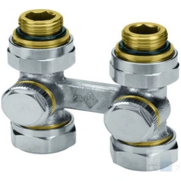 Dubultbloks radiatoriem Ferro 1/2 collas