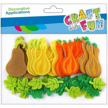Craft with Fun filca dekorāciju komplekts — ķirbji