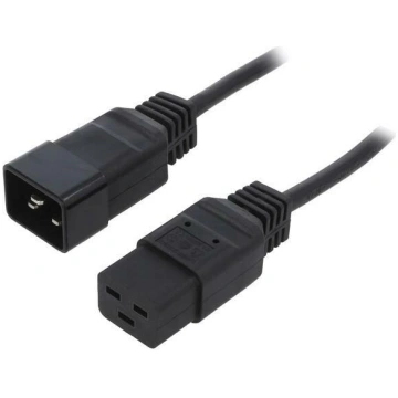 Cable; 3x1.5mm2; IEC C19 female,IEC C20 male; PVC;