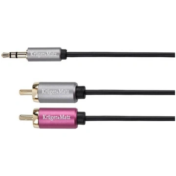 Kruger&Matz 3.5 mm / 2 RCA, 1.8 m Kruger & Matz