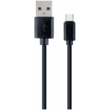Gembird USB Male - USB Type C Male 1m Black - CC-U