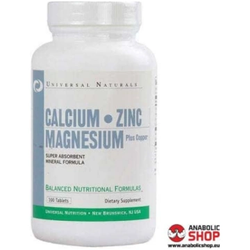 Universal Nutrition Calcium Zinc Magnesium Kalcijs