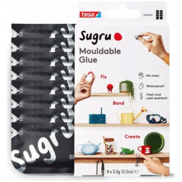 tesa Sugru formbarer Allzweckkleber 8Stk black ( 4