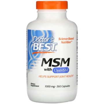 Doctor"s Best MSM ar OptiMSM, 1000 mg - 360 kapsul