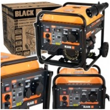 Benzīna strāvas ģenerators 5.5kW (13611) BLACK