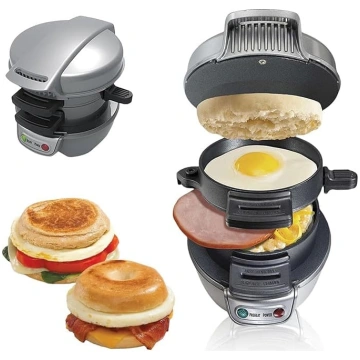 Sviestmaižu grauzdētava Burger Maker, efektīva nes