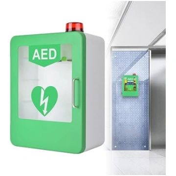 Sienas AED defibrilatora glabāšanas skapis, plastm