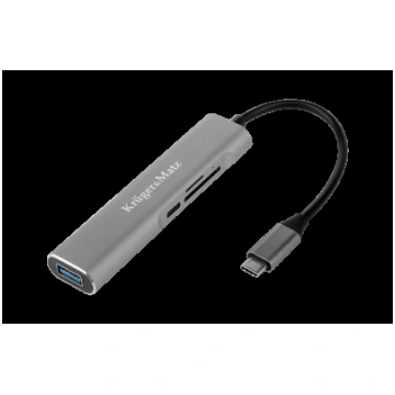 Kruger&Matz USB Type-C 3.1 adapteris (HUB) uz HDMI