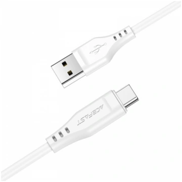 ACEFAST USB cable - USB Type C 1.2m, 3A white (C3-