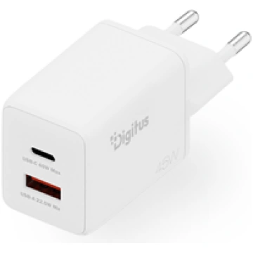 Digitus USB GaN Charger 45W 1x USB-C 1x USB-A DA-1