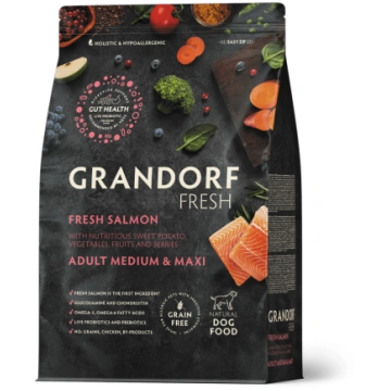 GRANDORF FRESH sausā barība VIDĒJO un LIELO šķirņu