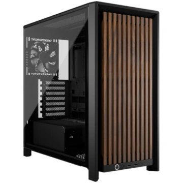 Corsair FRAME 4000D WOOD RS (black/wood, tempered 