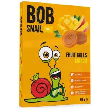 Bob Snail Mango rolls, 60g 450-27774