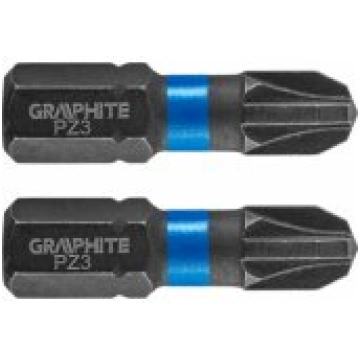 Graphite Graphite Screwdriver bit (Impact bits PZ3