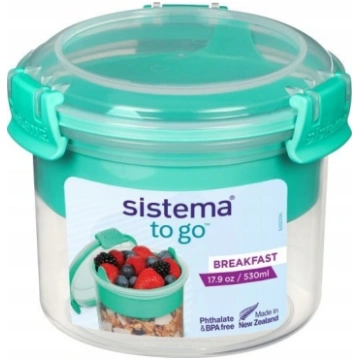 Sistema Breakfast TO GO 530 ml mint | 21355 | 9414