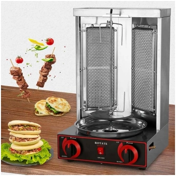Elektriskā/gāzes kebabu grilēšanas iekārta, bezdūm