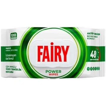 Fairy Power tīrīšanas salvetes, 100 gab