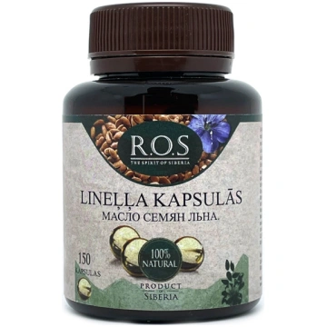 R.O.S. Lineļļa kapsulās N150