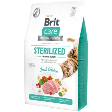 Sausais ēdiens kaķiem Brit Care Cat GF Sterilized