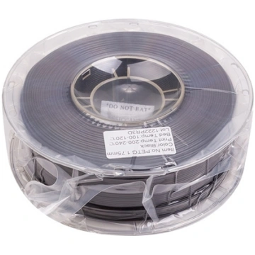 3D Printing Filament PETG, 1.75mm, 1kg, Black PT81