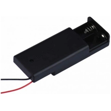 Basket for 2xAA batteries (R6 1.5V) with a switch 