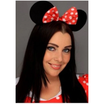 Peles ausis Mickey Mouse Mikipeles ar sarkanu punk