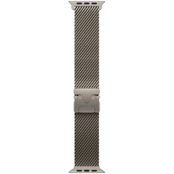 Apple 49mm Natural Titanium Milanese Loop - Large 