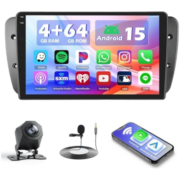 Hikity 4+64G Autoradio für Seat Ibiza 6J 2009-2013