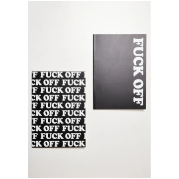 Exercise Book Fuck Off 2-pack black/white Mister T