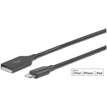 eSTUFF Lightning Cable MFI 1,5m Steel 8Pin Lightni
