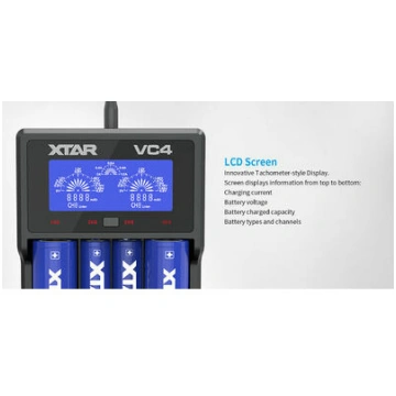 Xtar Mikroprocesora lādētājs 1-4 Li-ion 10440-3265