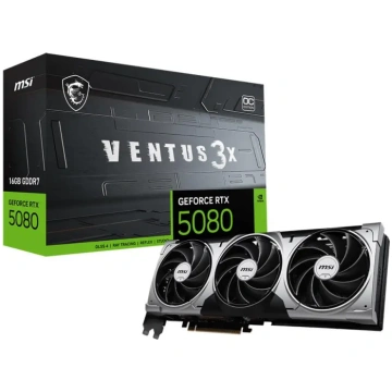 Grafiskā karte. MSI RTX 5080 16G VENTUS 3X OC
