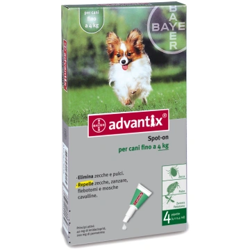 Advantix Spot On 4 Pipette 0-4Kg