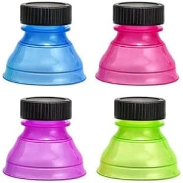 Daudzkrāsains atkārtoti lietojams plastmasas vāciņ