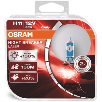 Osram Night Breaker Laser H11, + 150% more brightn