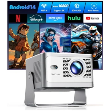 HY350Ultra Mini projektors, 4K 8K atbalsta 1080P F