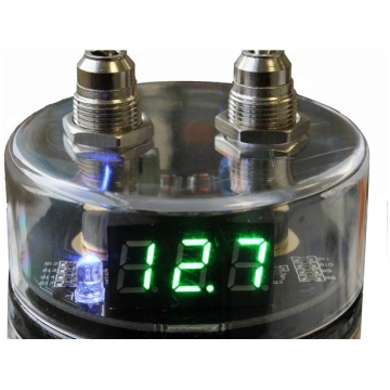 AIV 1F car audio capacitor with digital voltmeter 