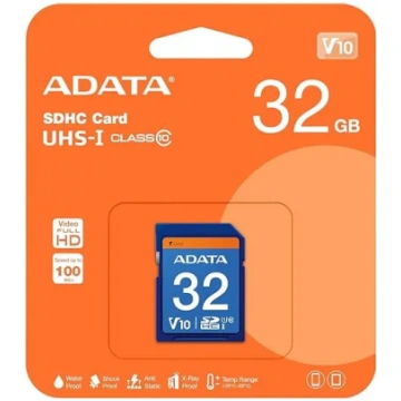 ADATA 32GB MicroSDHC UHS-I Class10 +ad AUSDH32GUIC