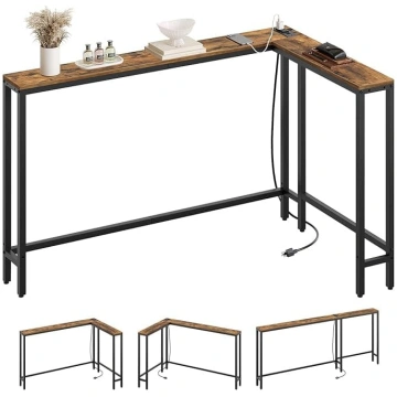 Narrow Console Table with Exits 71 Inch Sofa Table