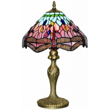 Searchlight EU1287 - Tiffany galda lampa DRAGONFLY
