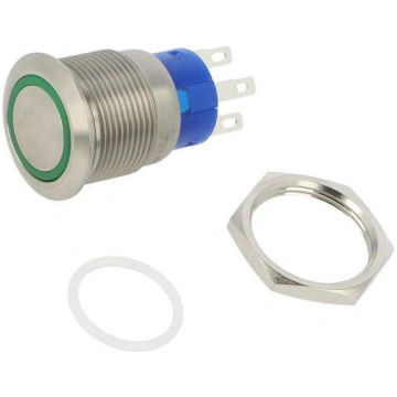 Switch: vandal resistant; Pos: 2; DPDT; 5A/250VAC;