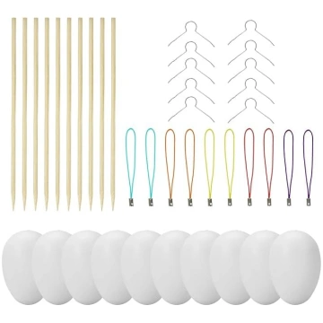 100 dekoratīvās olas Lieldienām [6 cm, plastmasa] 