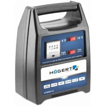 HOGERT Akumulatora lādētājs 6-12V, 12A, HT8G614