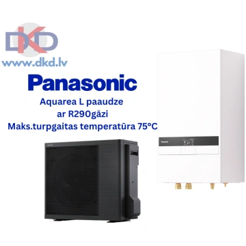 Panasonic Aquarea 7kW gaiss / ūdens siltumsūknis L