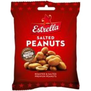ESTRELLA Grauzdēti un sālīti zemesrieksti 80g
