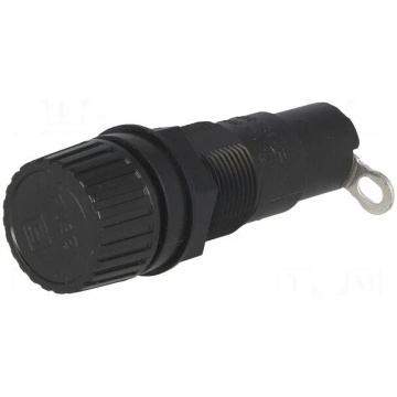 Fuse holder | cylindrical fuses | 6,3x32mm | 10A |