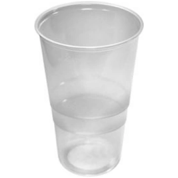 Glāzes, PP, 500ml, caurspīdīgas, 50 gab. EU 152101