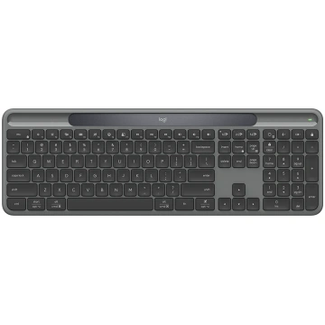 Logitech Signature Slim Solar+ K980, US, melna - B