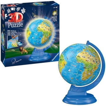 Ravensburger 3D Puzzle 11274 Bērnu globuss ar gais