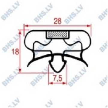SNAP-IN GASKET 677x573 mm LF L3286207